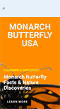 Mobile Screenshot of monarchbutterflyusa.com