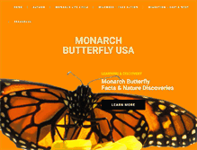 Tablet Screenshot of monarchbutterflyusa.com